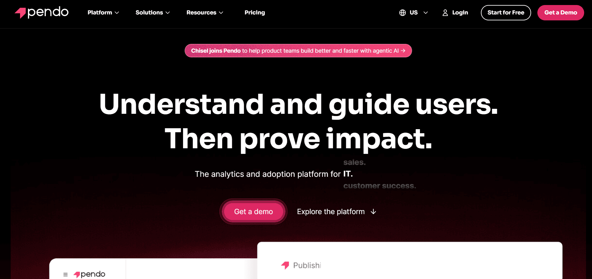Pendo - Website User Behavior Analytics