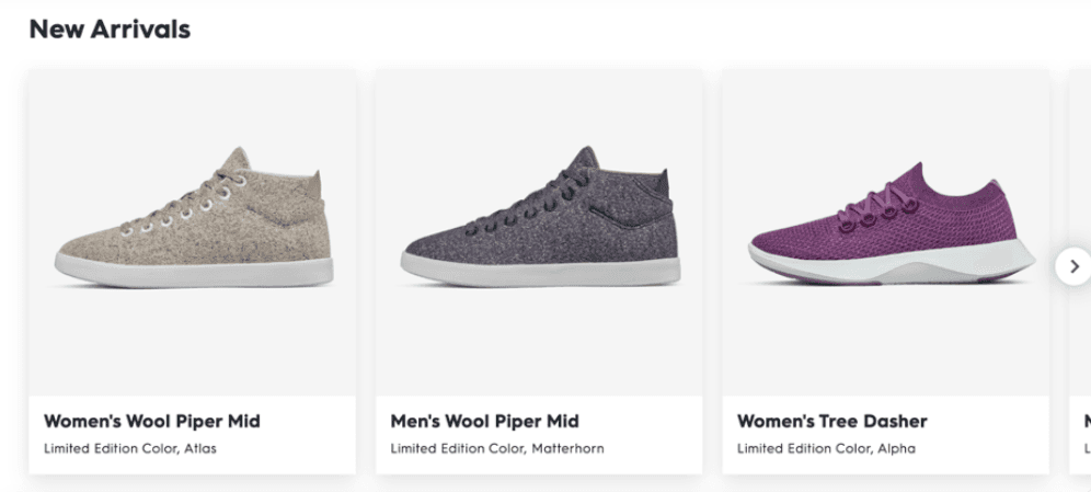 Homepage Recommendations