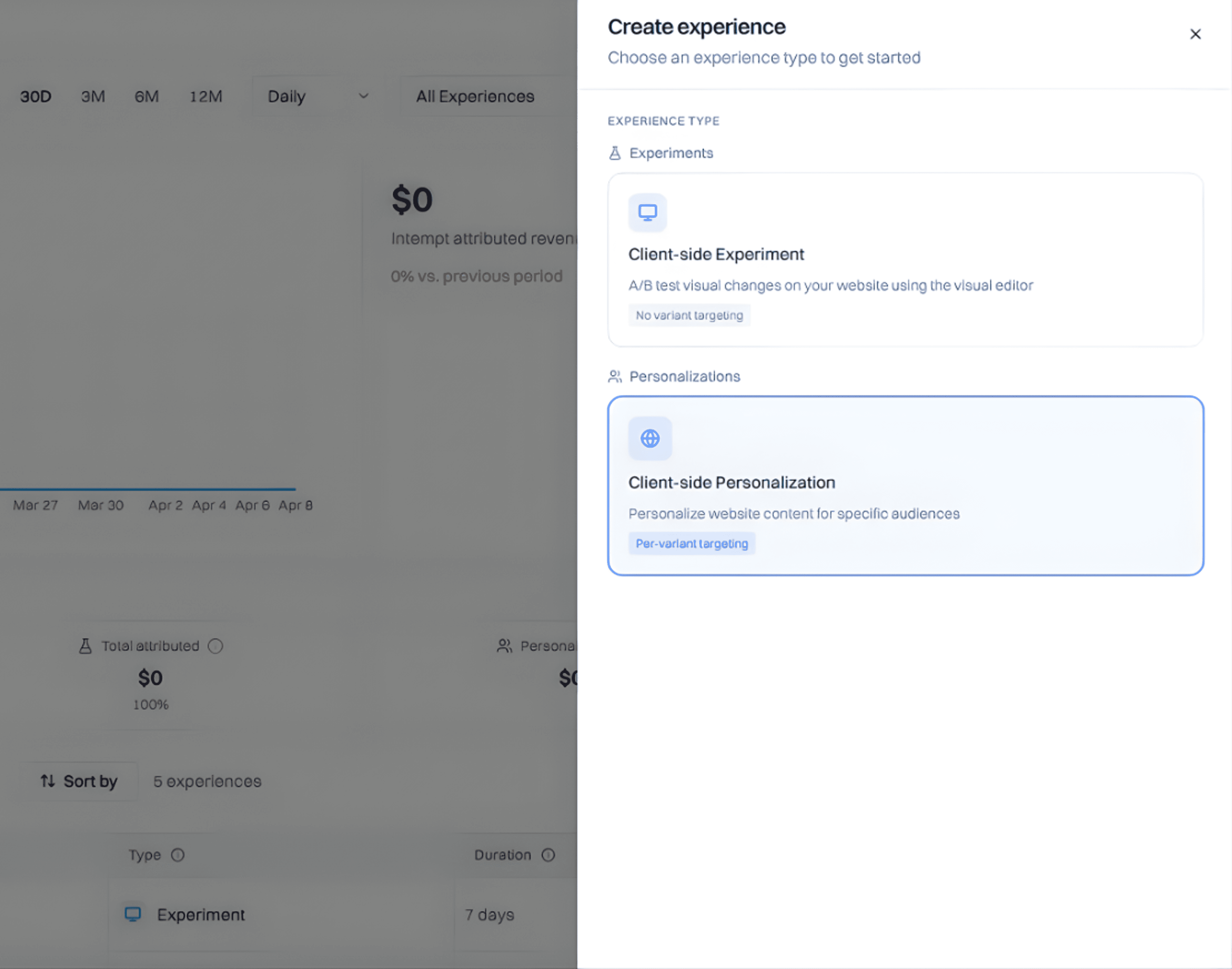 Step 3: Create a client-side personalization experience in Intempt