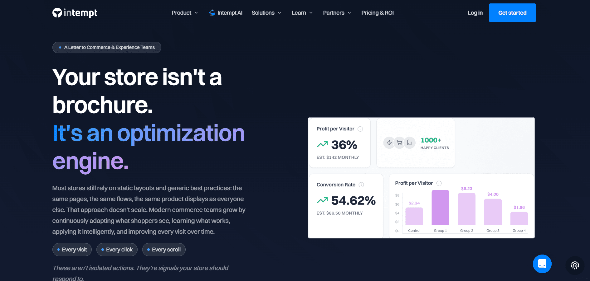 Intempt unified experimentation platform