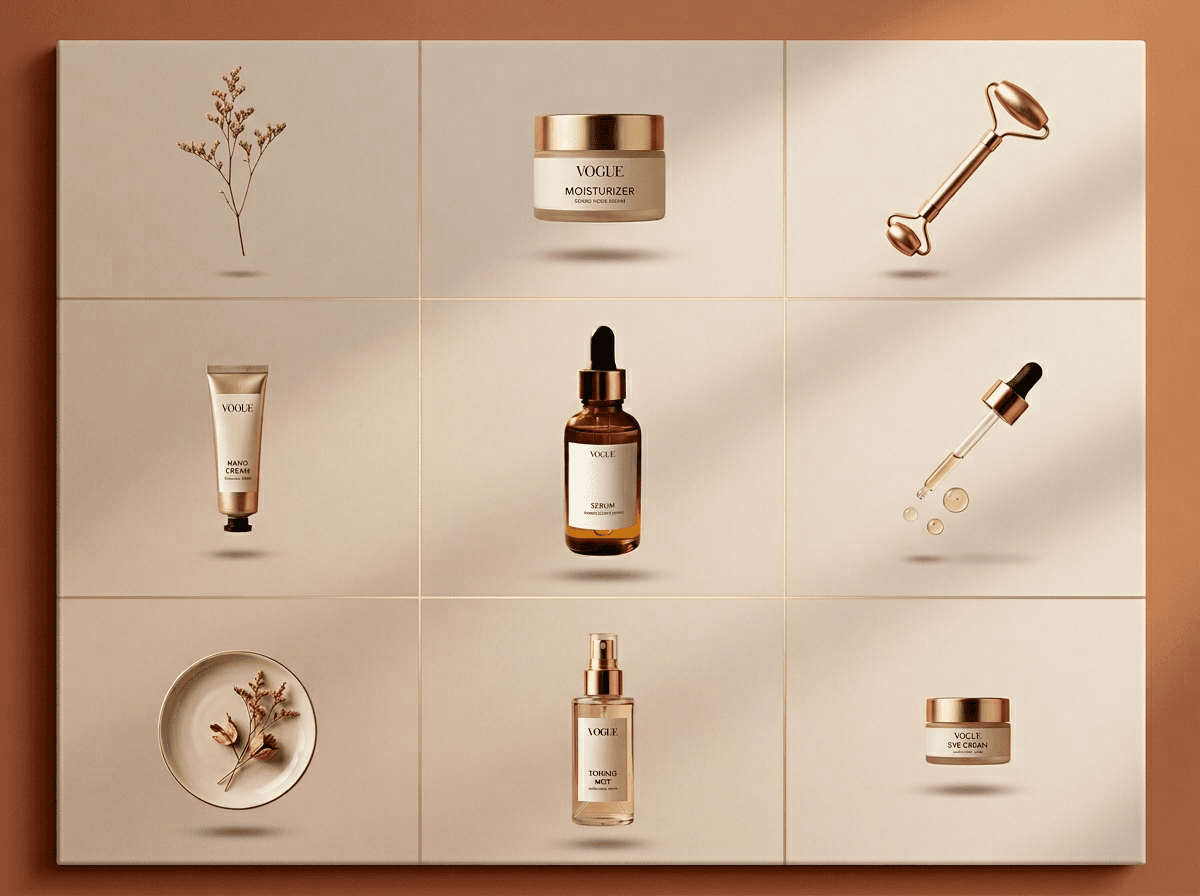 Brand Kit panel governing photoshoot output
