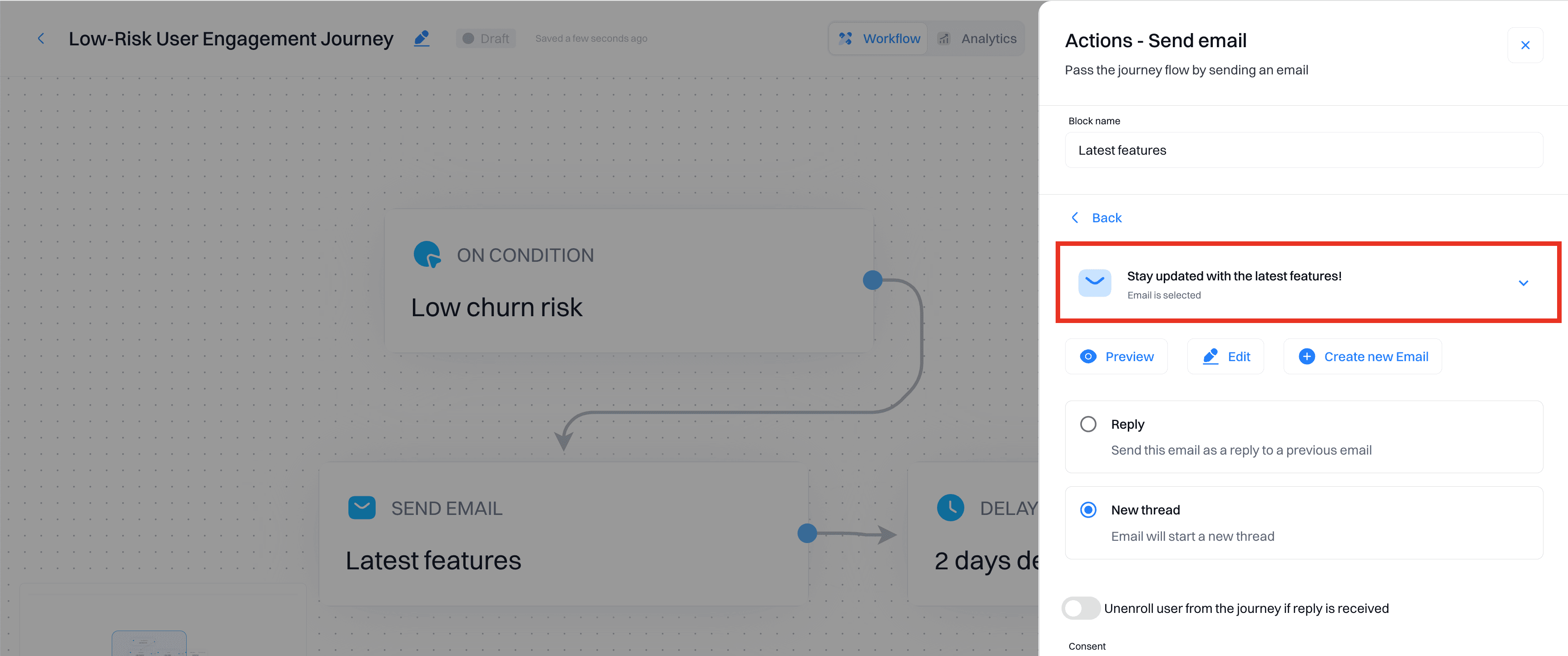 Regular engagement email