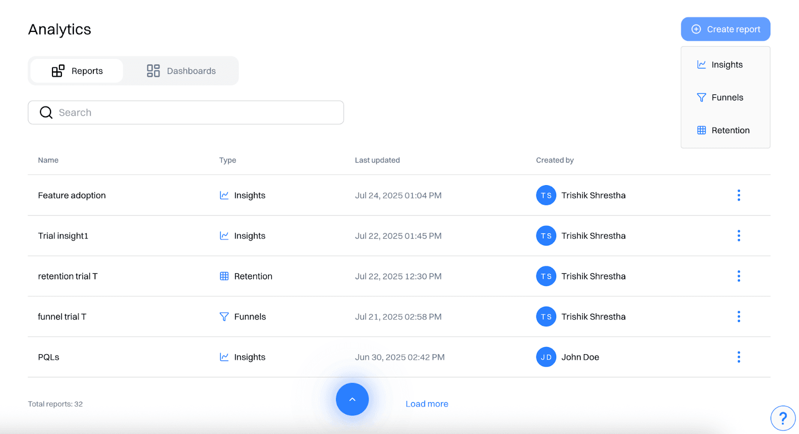 Build Insights report