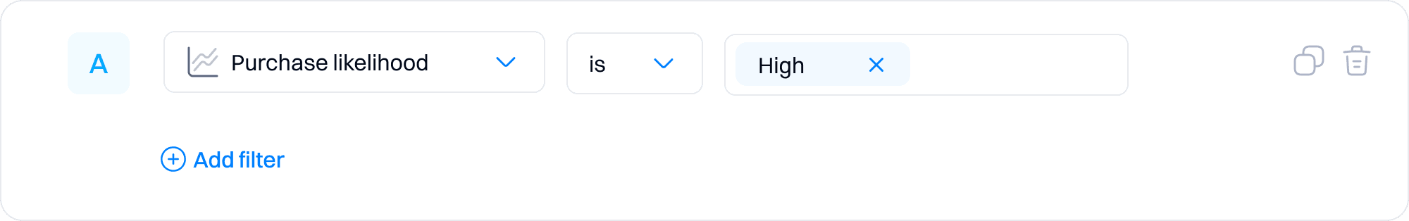 High Purchase Propensity segment