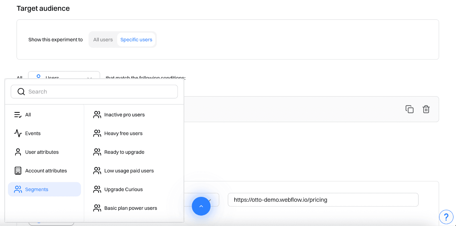 Visual editor variants