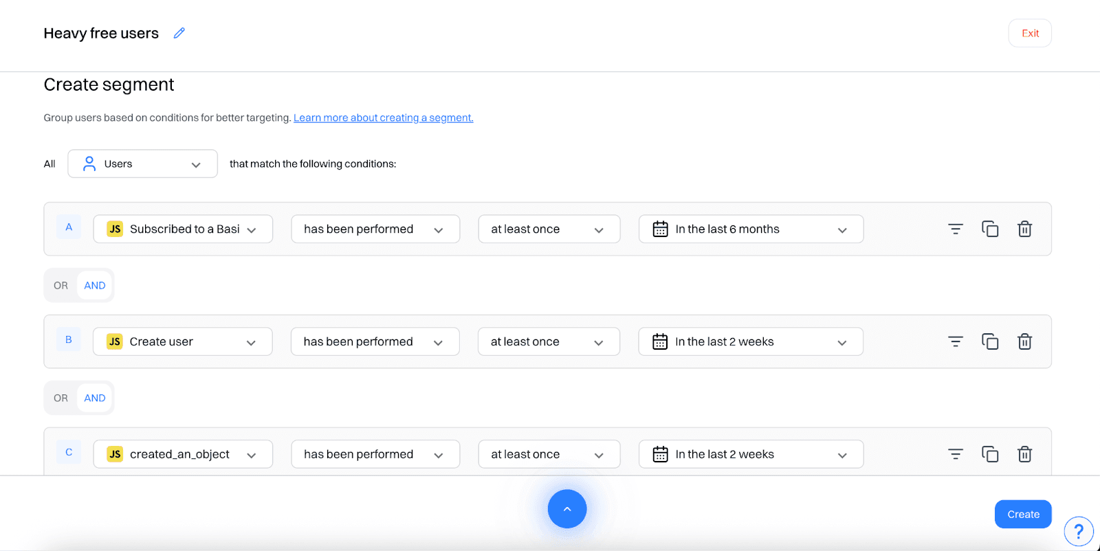 Heavy basic users segment