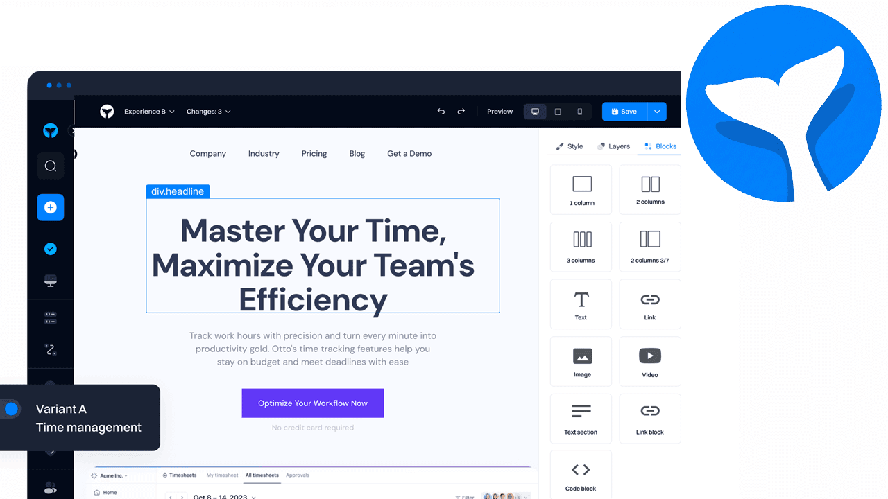 Website navigation & content display