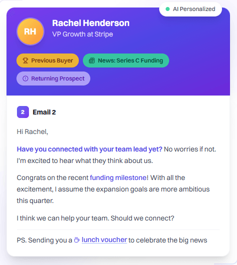 Personalized outreach that is actually contextual