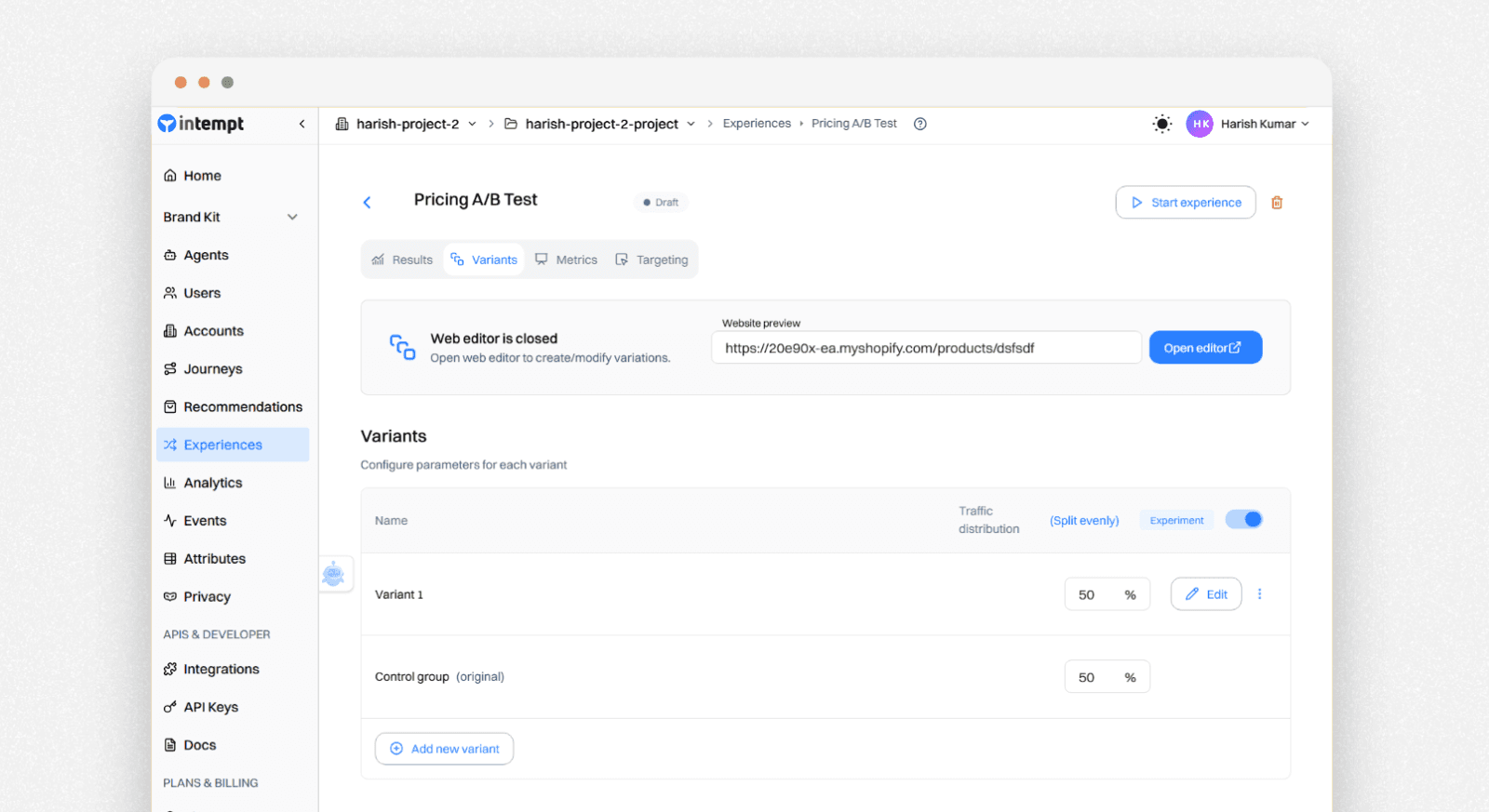 Split traffic properly