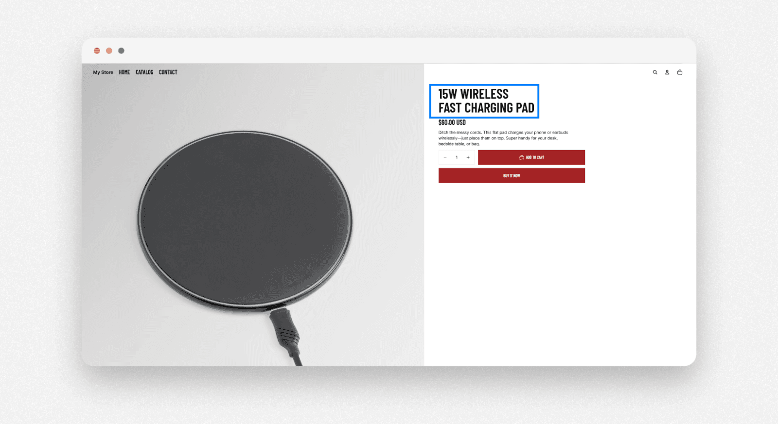 Your page has friction