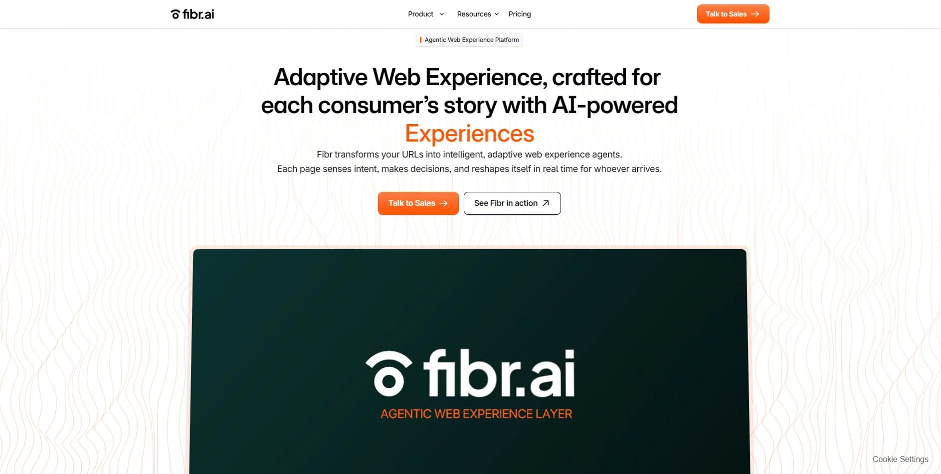 Fibr AI experimentation and personalization platform