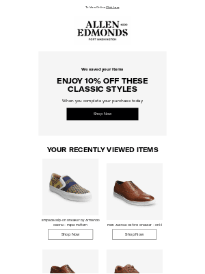 Browse Abandon Email