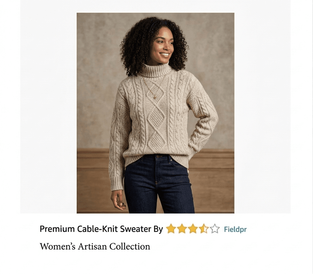 Full PDP gallery generated for one SKU