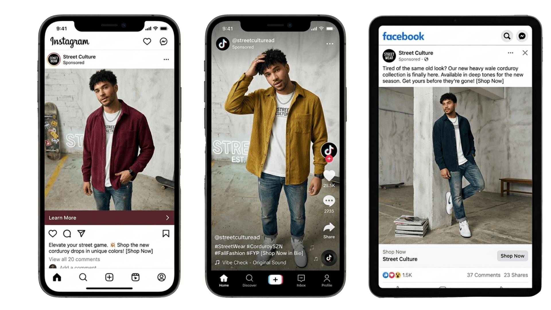 Catalog ads flow interface
