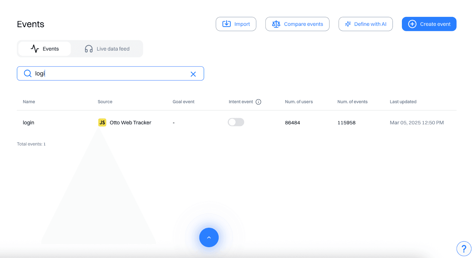 Check or define key events