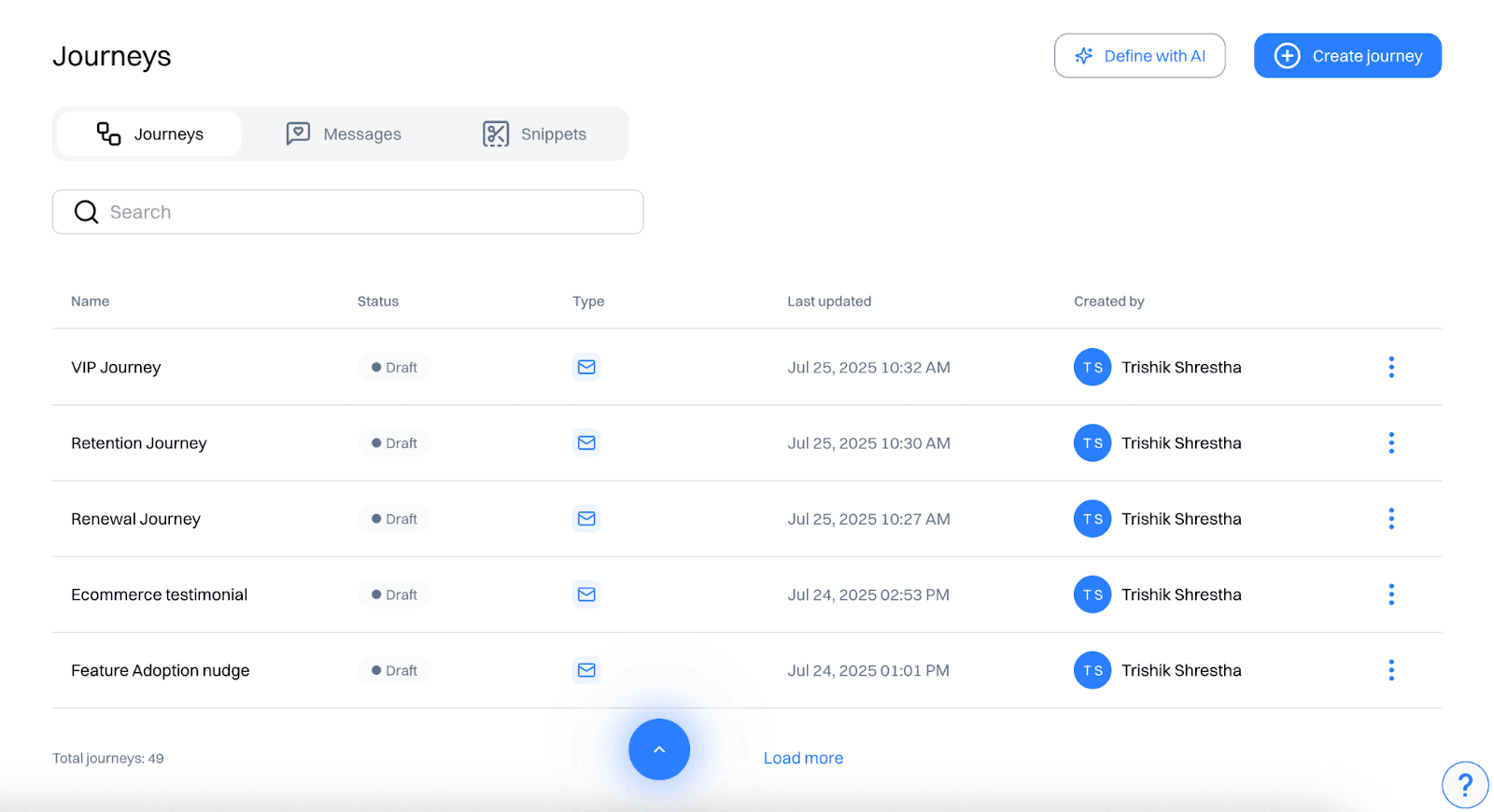 VIP Recognition Journey