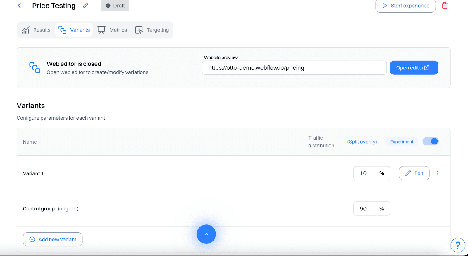 Run A/B tests
