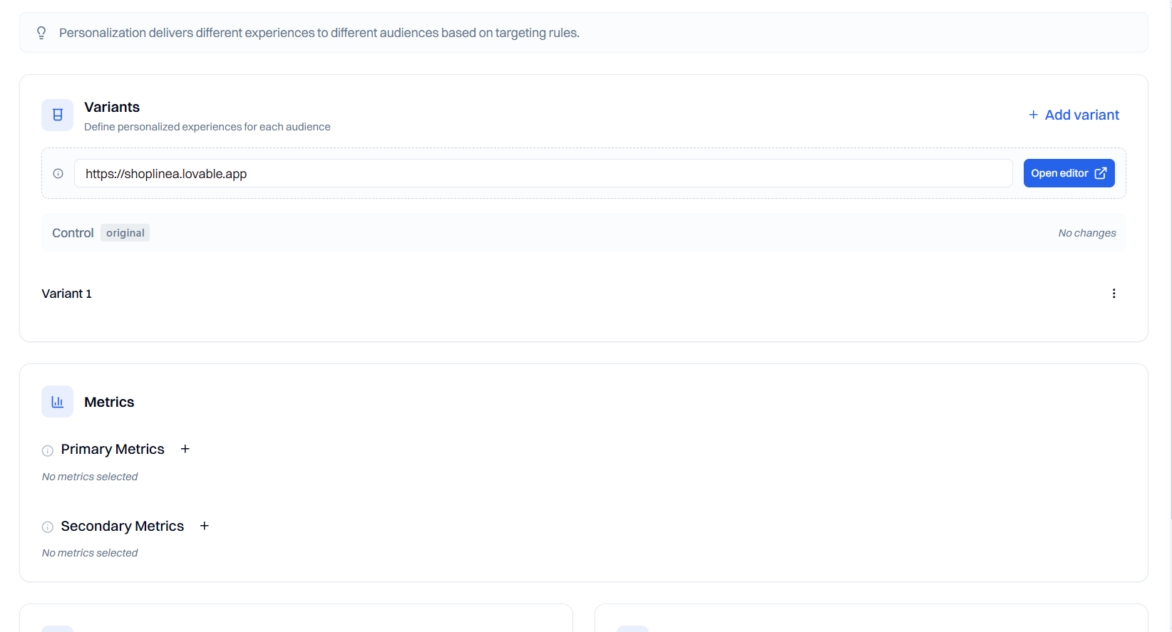 Real-time audience update removing user from personalization experience after a conversion event