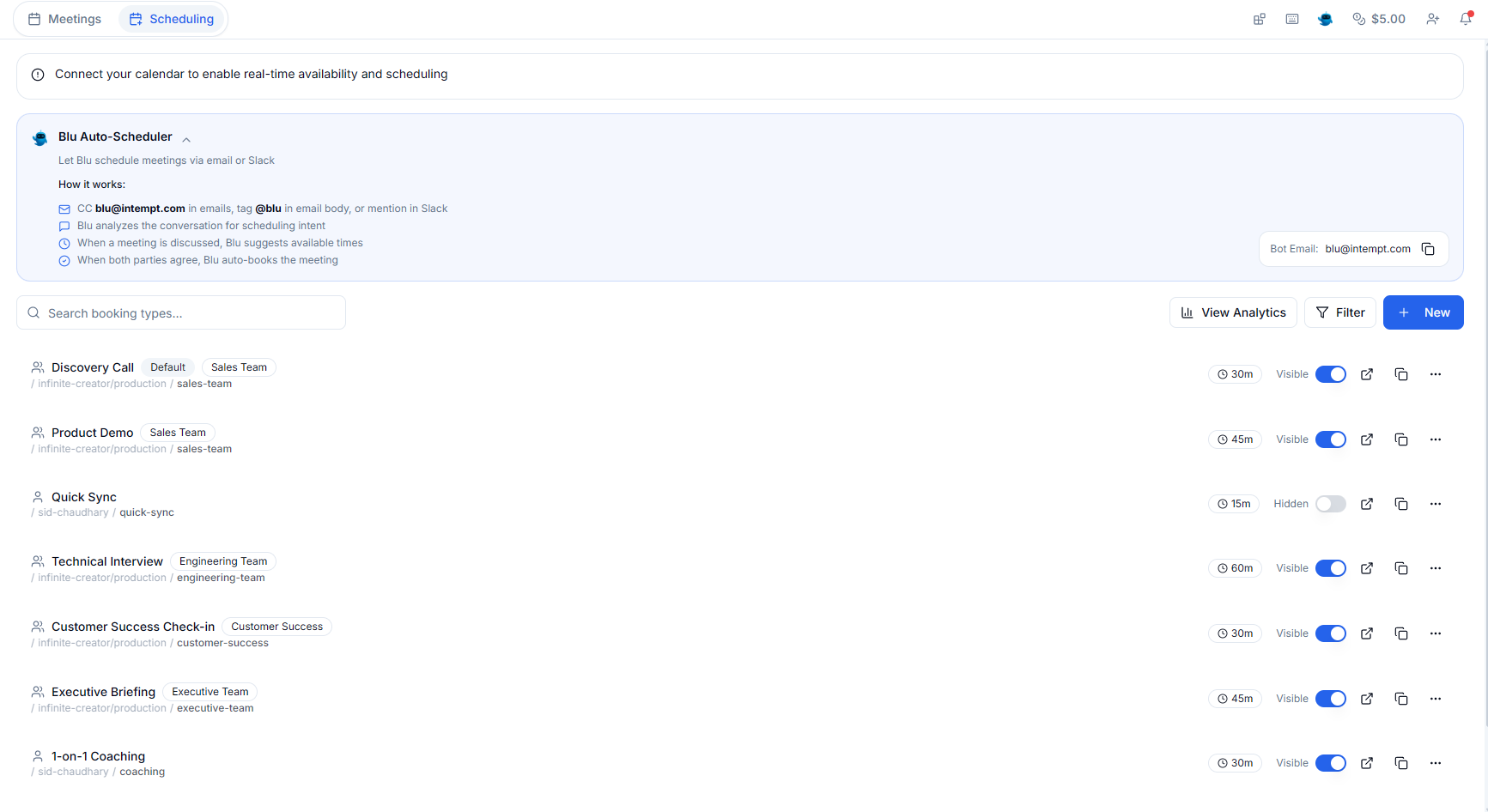 Booking link triggering rep assignment, CRM update, and reminder workflow
